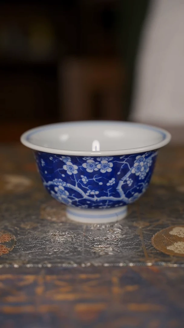 窑望 冰梅压手杯杯