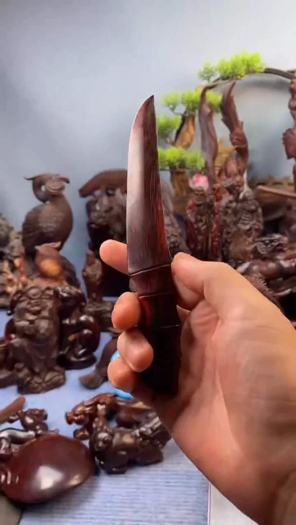 檀香紫檀（小叶紫檀）?****࿐茶刀