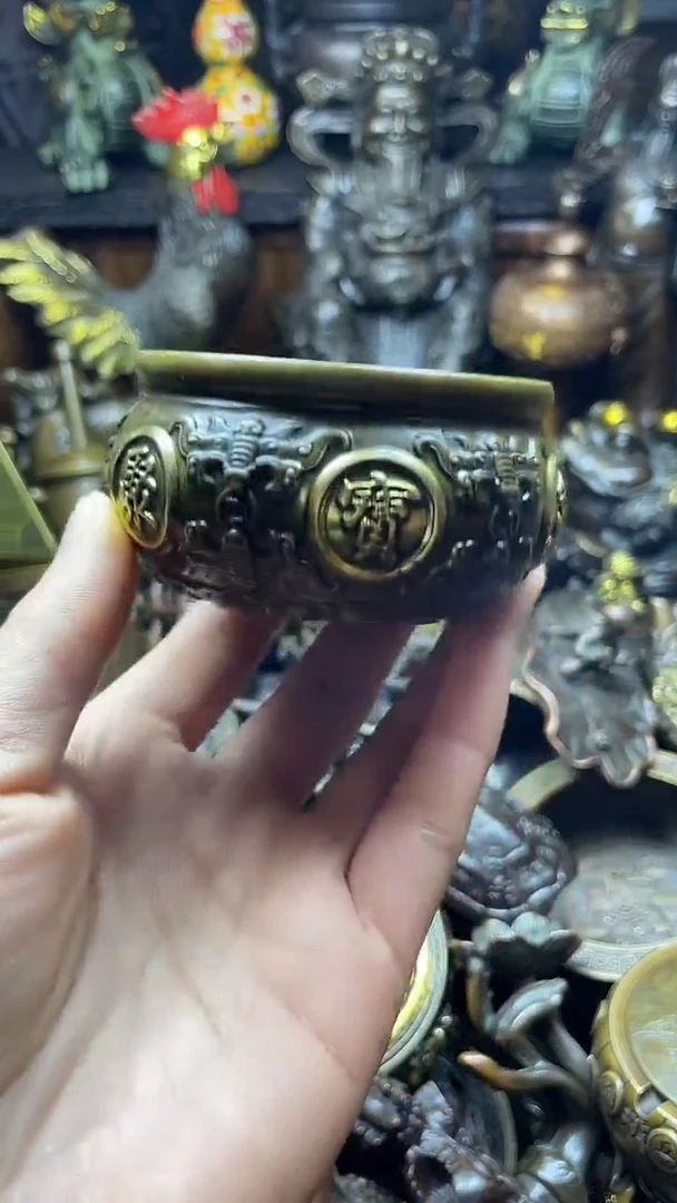 闪购链接，点击下单，有运费险，铜摆件