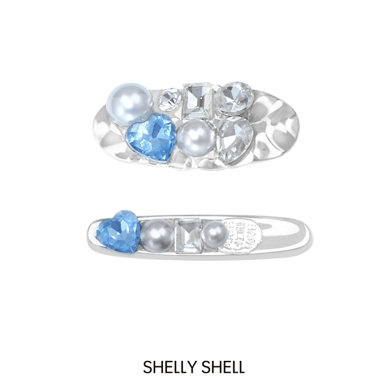 Shelly Shell蓝莓奶泡发夹 小众设计百搭