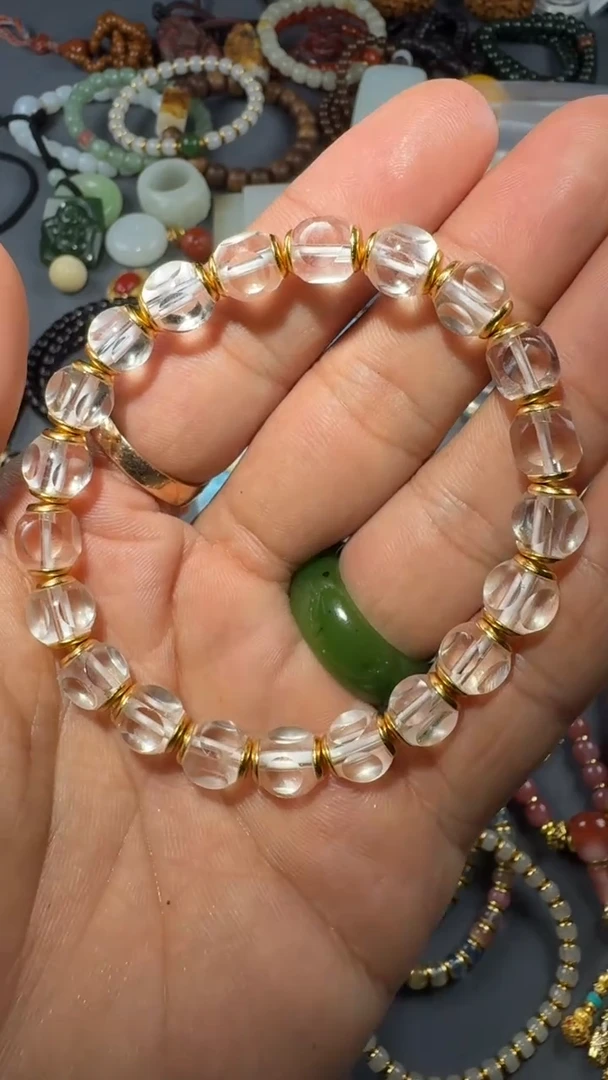 水晶手串合金手串