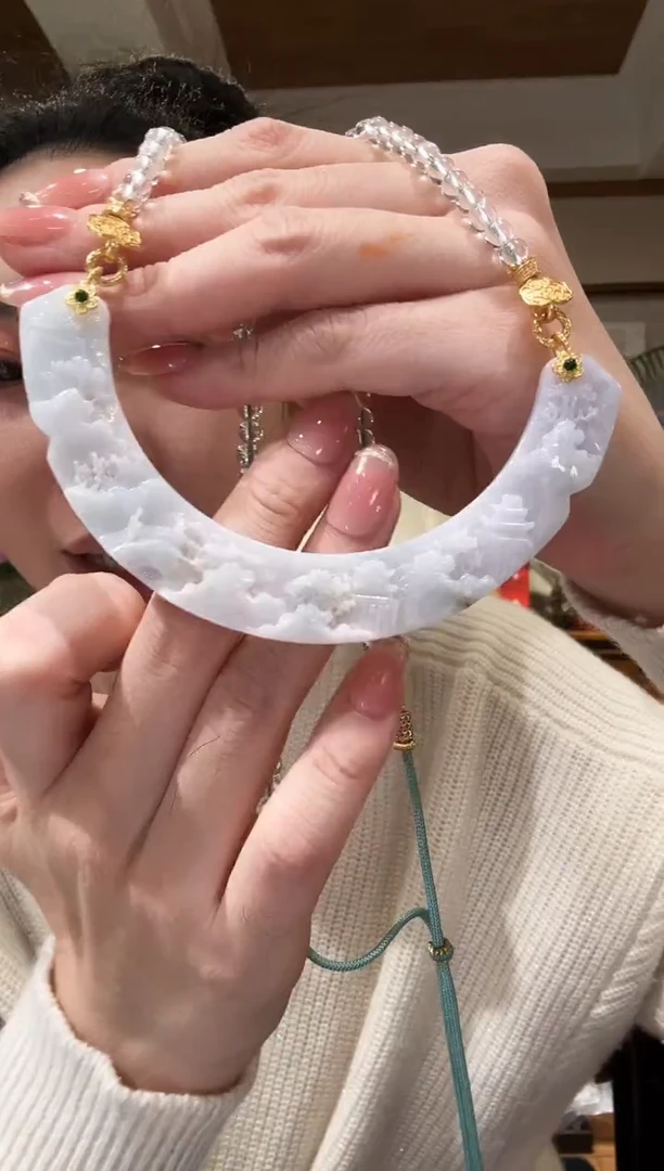 【闪购商品】翡翠颈饰未镶嵌国风