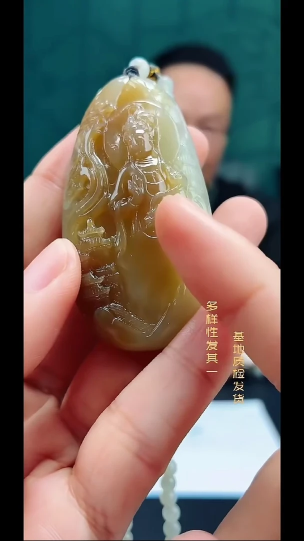 颈饰未镶嵌和田玉纯天然和田玉多样性发一