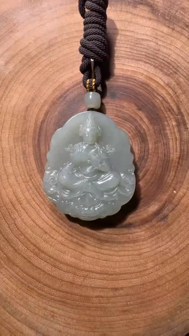 颈饰未镶嵌和田玉牌子