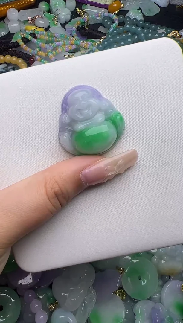 翡翠未镶嵌颈饰天然缅甸翡翠吊坠