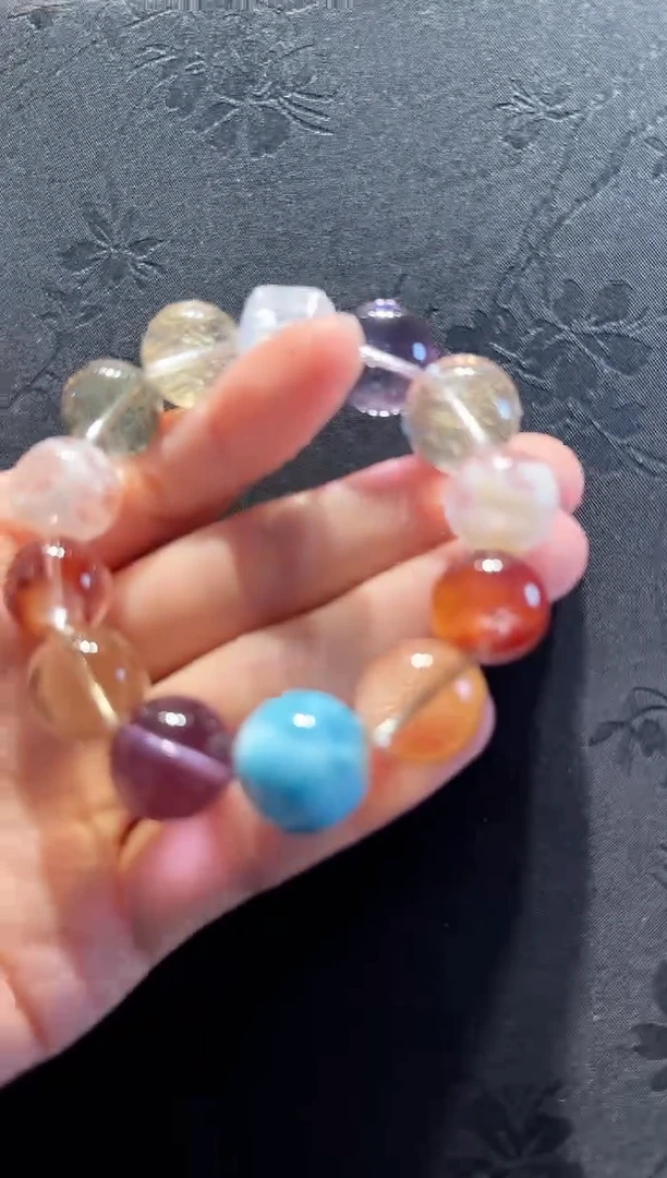 未镶嵌手串水晶多宝手串