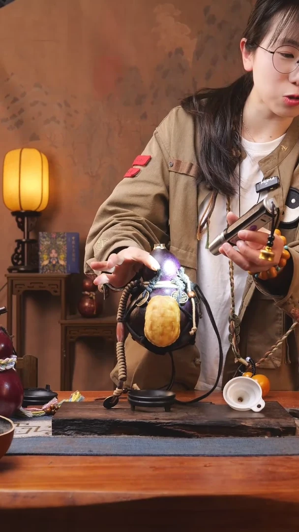 【闪购商品】231号精品大漆葫芦防腐防渗装水茶酒