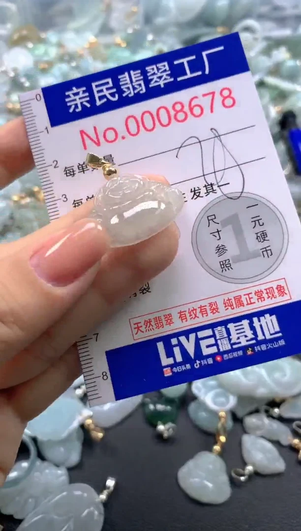颈饰未镶嵌翡翠8678
