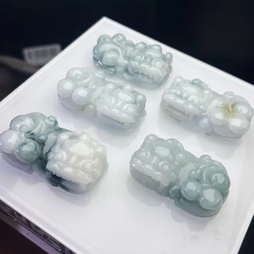 天然A货翡翠LCG-PQGJ297-5貔貅配绳（多样性发货一个）