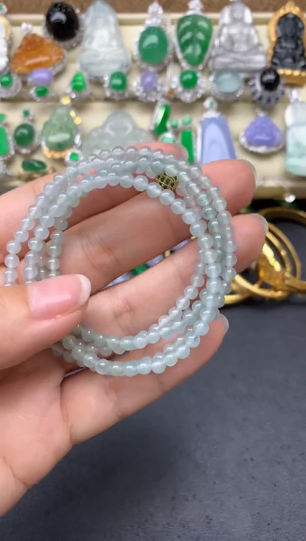 【闪购商品】翡翠手串未镶嵌52-中国好珍宝