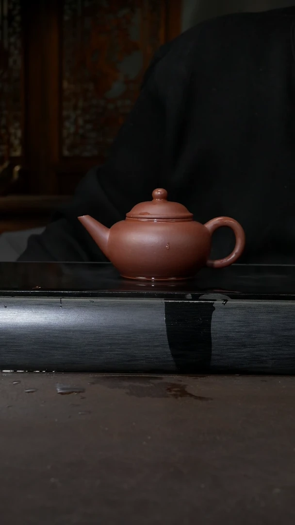 【闪购商品】紫砂茶壶底槽清 水平140cc  030