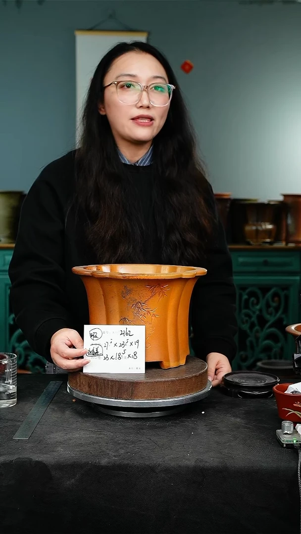 紫砂花盆2102瑕疵紫砂花盆