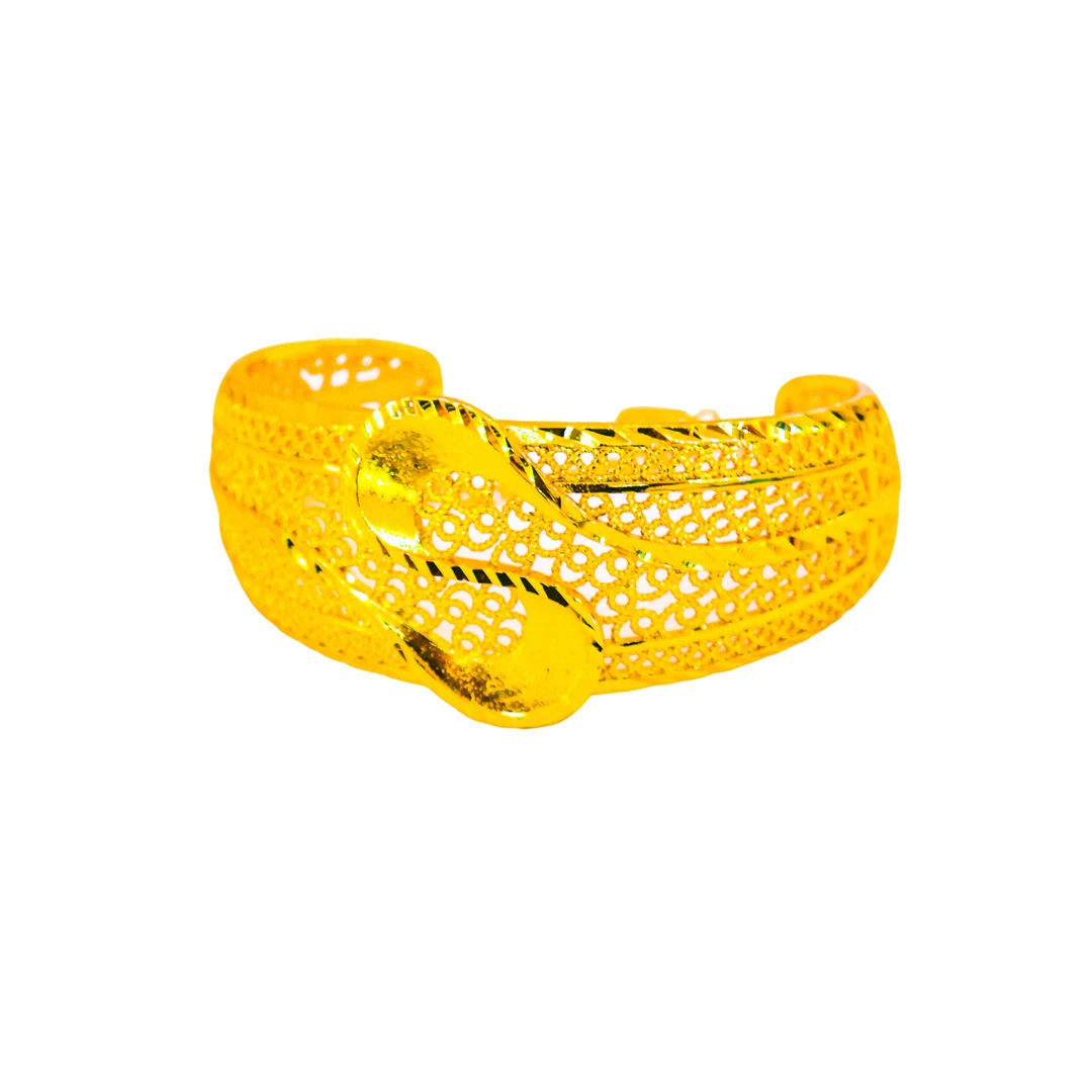 铜合金手镯 铜合金饰品女款时尚百搭精美素款古法妈妈款经典气质