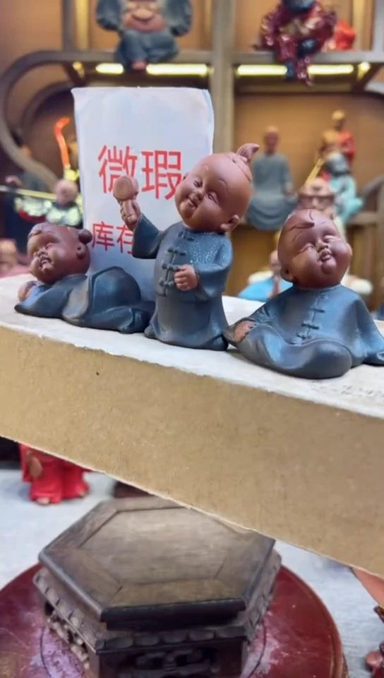 紫砂茶宠器闵茶宠摆件