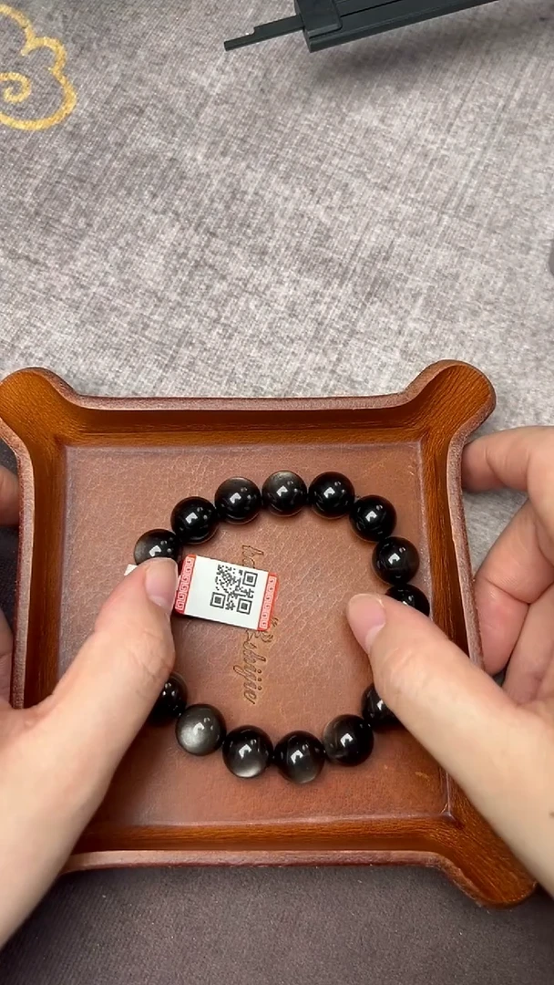 【闪购商品】黑曜岩手串未镶嵌HBHY500001