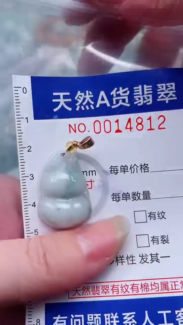 翡翠未镶嵌吊坠(不含链)1