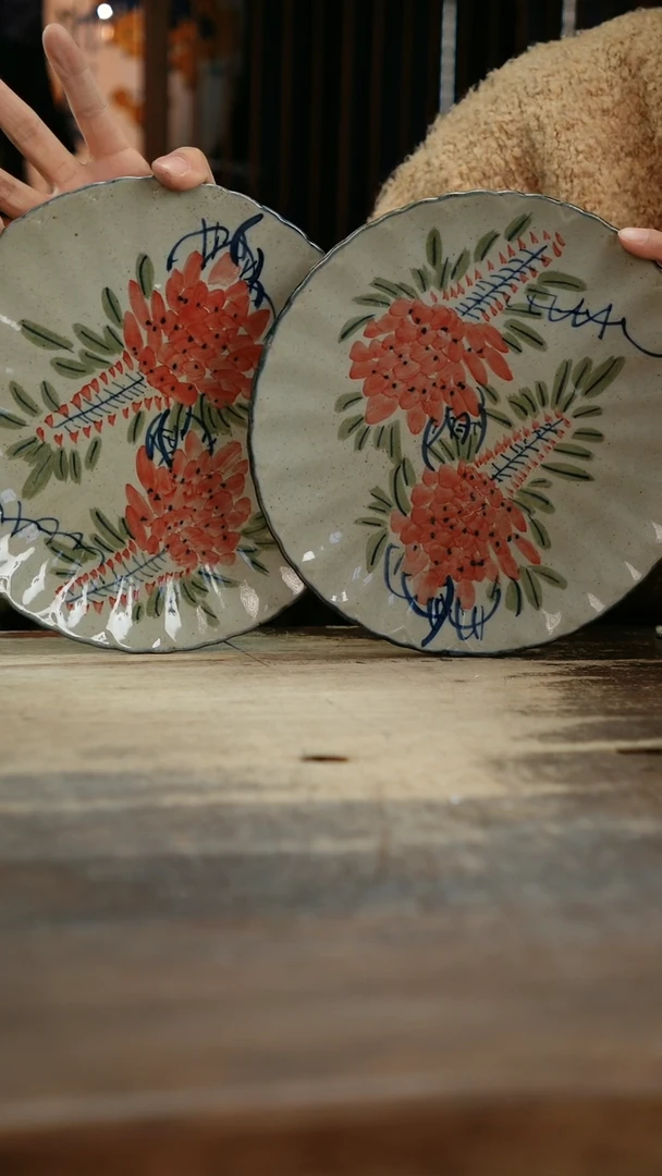 【闪购商品】瓷片景德镇纯手工釉下彩精品餐具