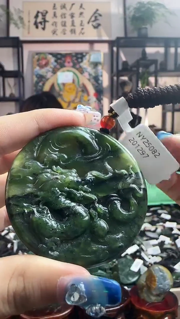 颈饰未镶嵌和田玉1297