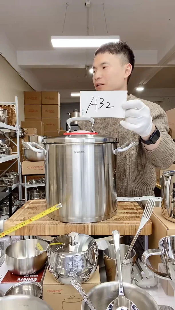 【闪购商品】A32 微瑕卓德铭24cm深桶锅