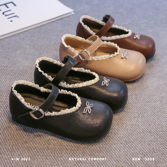 新款夏季儿童公主鞋女宝单鞋小女孩演出鞋软底防滑百搭宝宝鞋时尚