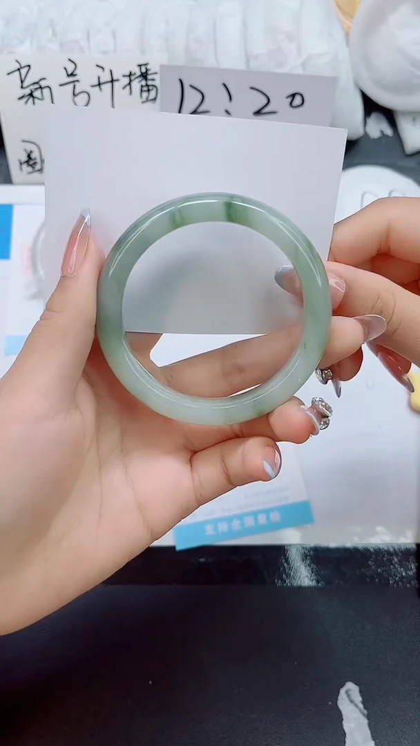 石英质玉手镯未镶嵌0247-圈口59.2