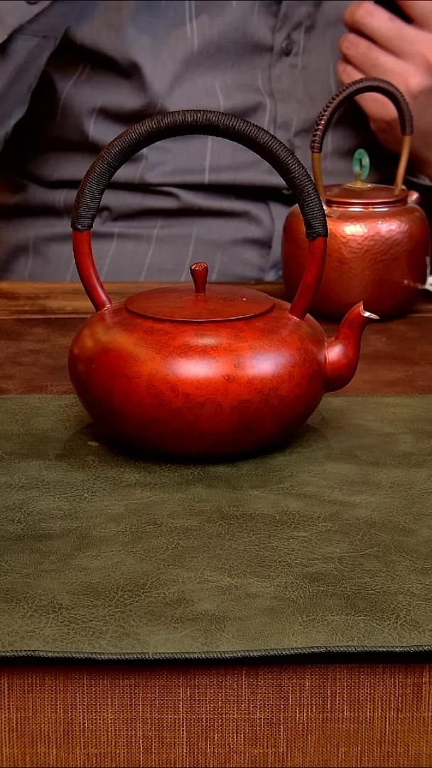 朱炳仁紫铜元宝壶