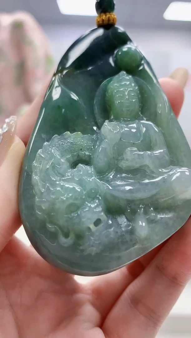未镶嵌定制翡翠4812jw-毛货挂件49