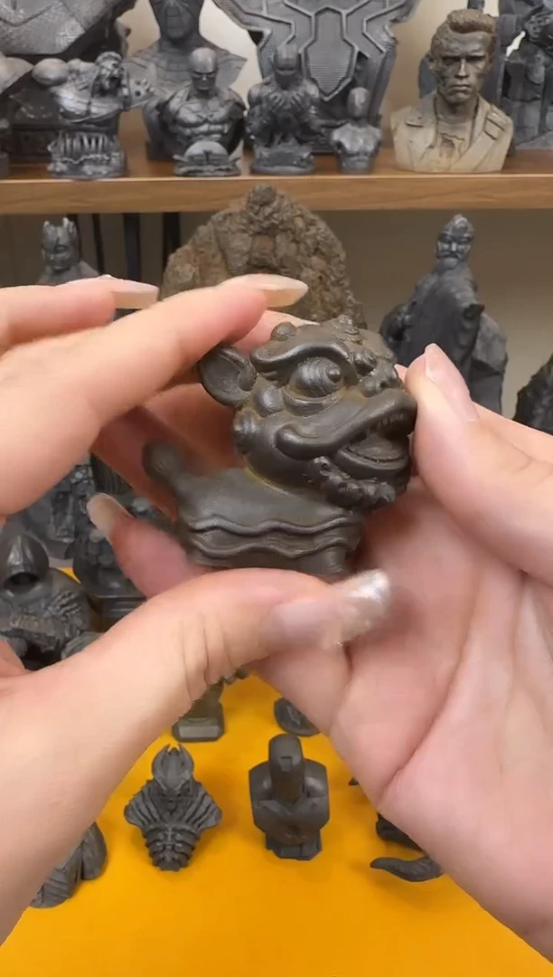 实心铁艺-----传统小舞狮