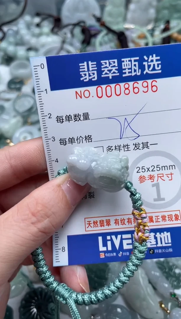 翡翠未镶嵌颈饰00..8696