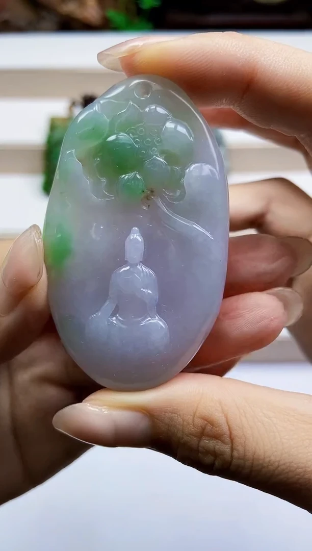 颈饰未镶嵌翡翠翡翠A货