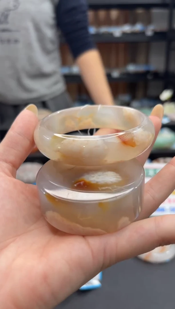 未镶嵌手镯石英质玉C158(59圈赠送镯心)