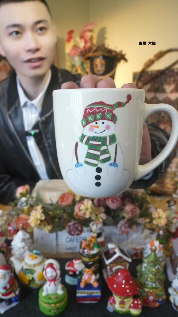 【闪购商品】默认微瑕高端树脂陶瓷摆件Q497