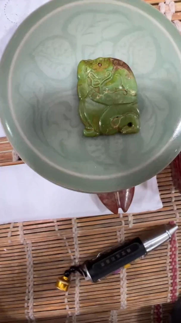 瓷片手工，手绘，瓷器