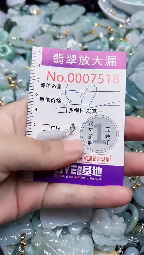颈饰未镶嵌翡翠7518