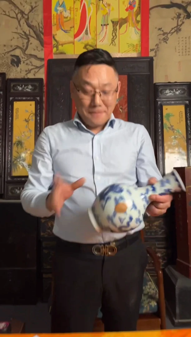 摆件陶景德镇流水70