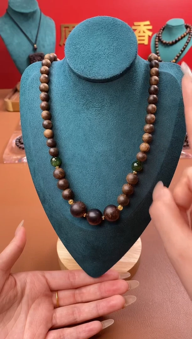 【闪购商品】沉香手串Y沉水芽庄黄棋楠瘤疤+芽庄白棋楠设计