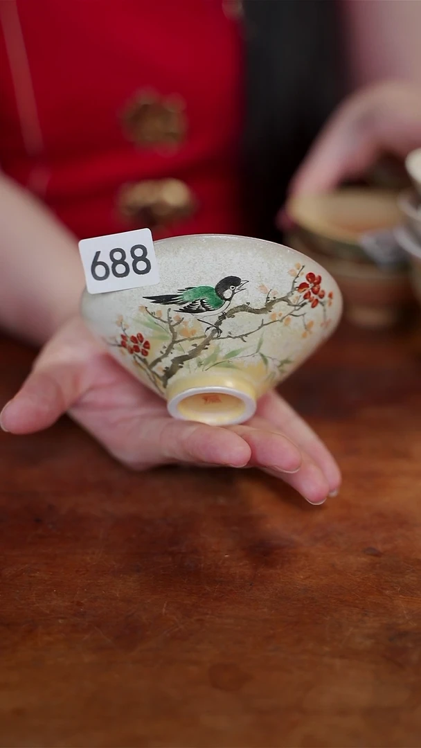 杯等烟雨陶瓷手作主人杯688