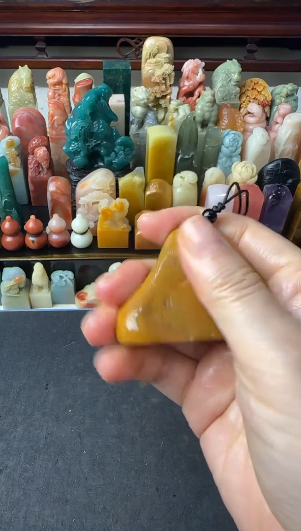 寿山石印石大*编号编号包刻3字8782