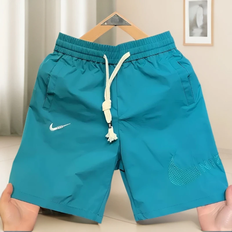 简约男士百搭潮流速干宽松新款中裤运动短裤夏季时尚五分裤男款