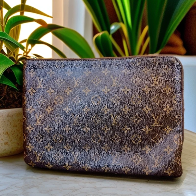 95新 LouisVuitton/路易威登 老花手拿包 1184 2398