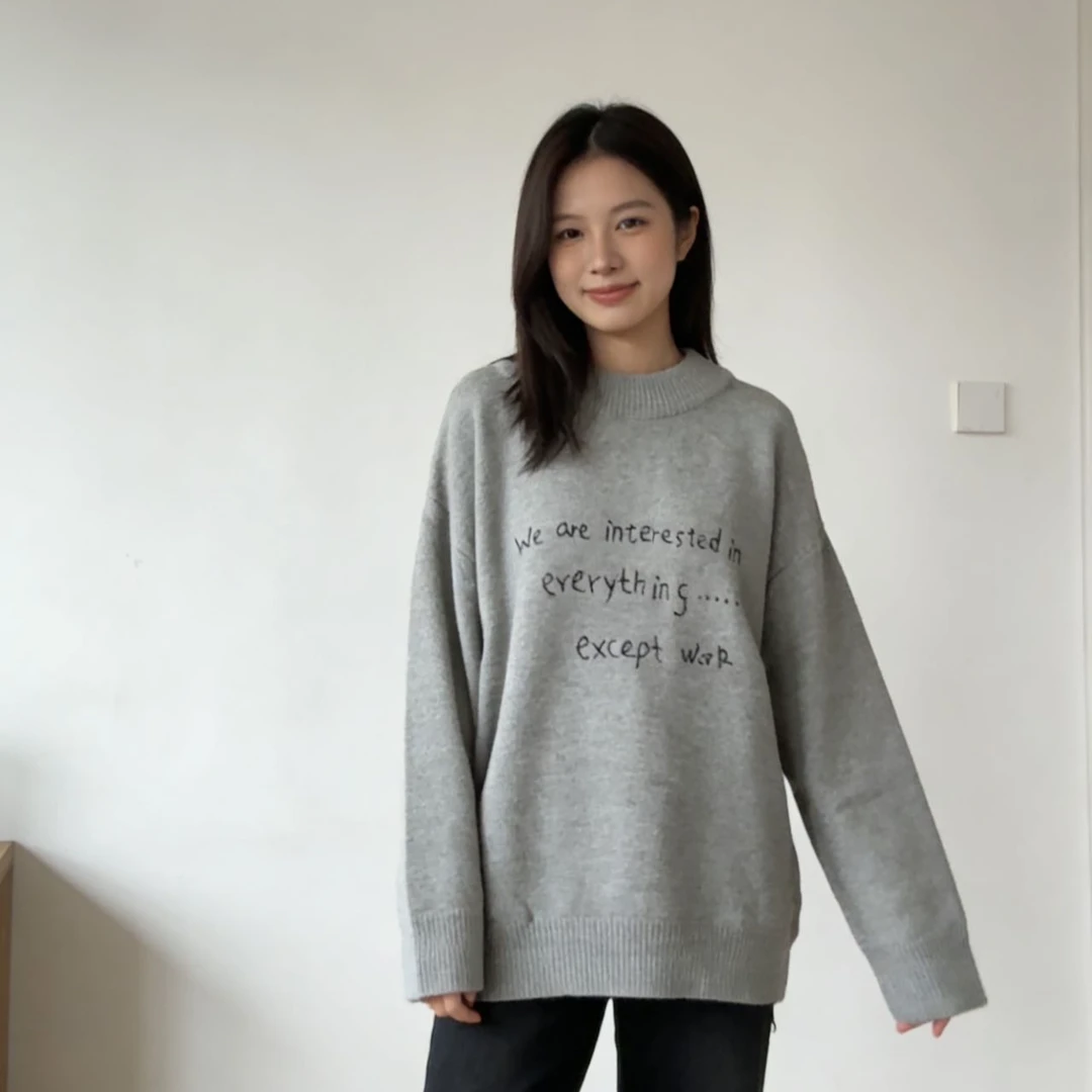 9635859高端专享儿童秋冬款毛衣花灰（靠谱）