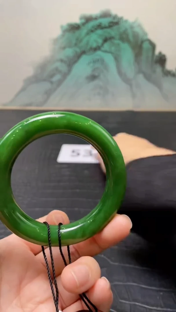 未镶嵌手镯和田玉（碧玉）郝****953+