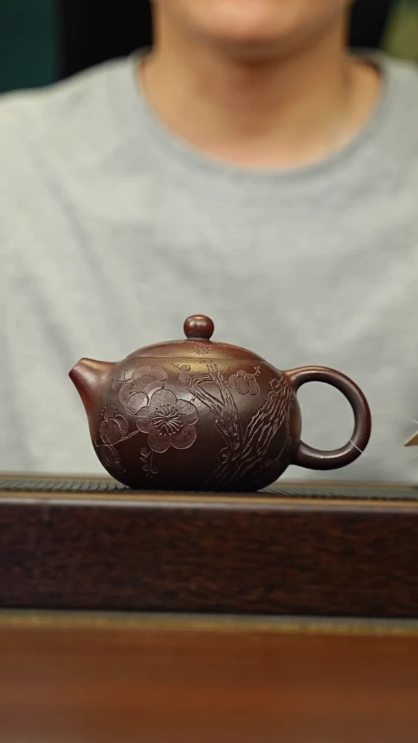 茶壶紫砂宜兴原矿 半手工 紫砂壶容量260CC