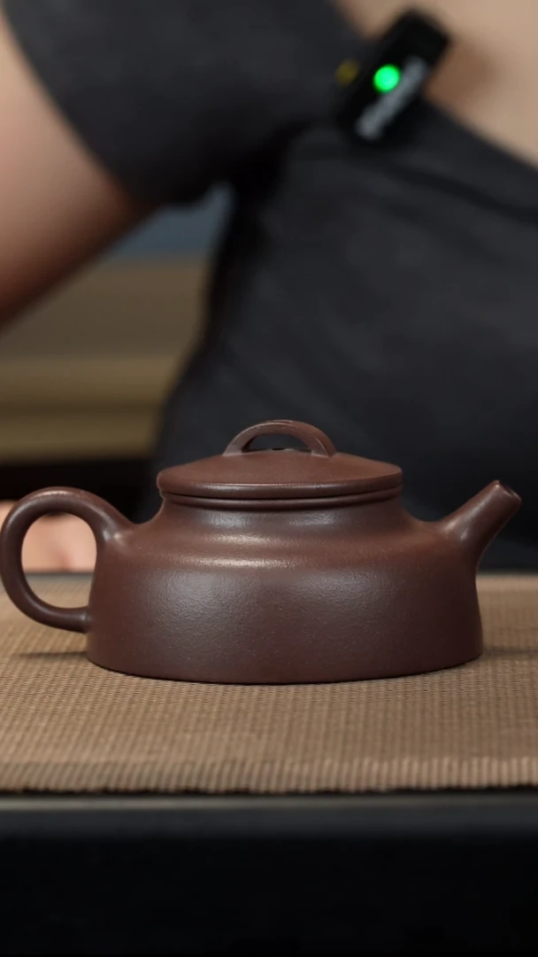 茶壶紫砂紫泥承瑞150cc封釉