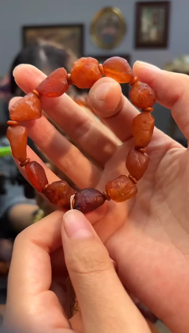 手串琥珀未镶嵌手串