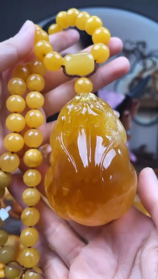 裸石琥珀未镶嵌首饰 假1赔4（多样性发货1件