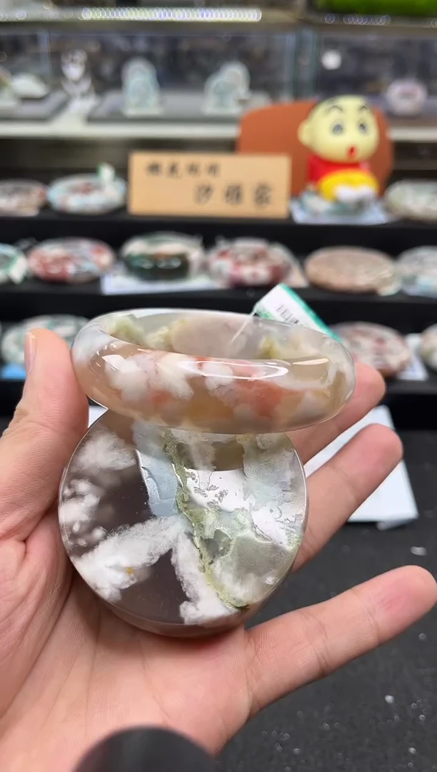 未镶嵌手镯石英质玉62圈口（赠品镯心）s98341