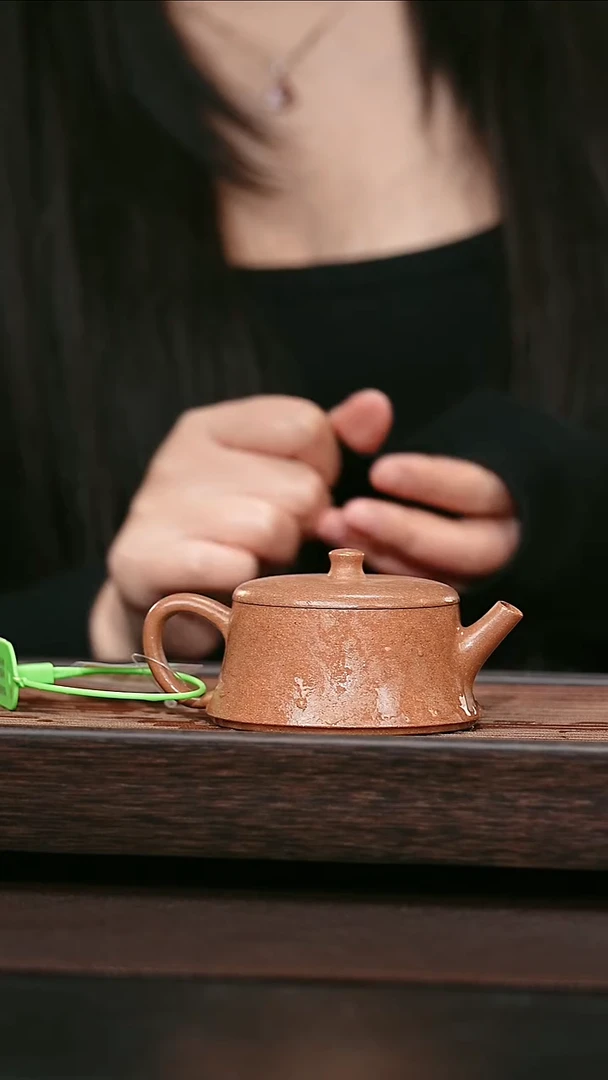 茶壶紫砂原矿紫砂壶   柱础 150cc