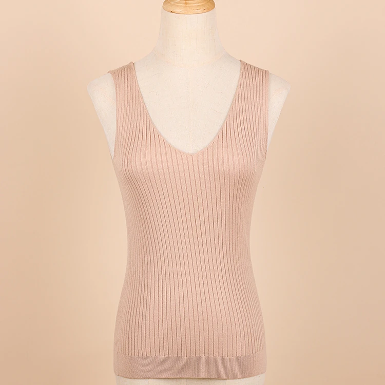 女士针织打底 72%黏胶 28%纤维 贴身时尚百搭 27SK01051