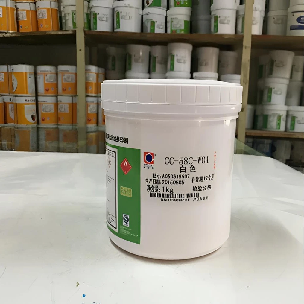 亮光丝印油墨PP PE 免处理油墨发泡板BOPP黑白色KT板  58系